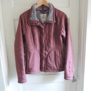Prana Diva Quilted Jacket Brandy Mauve M